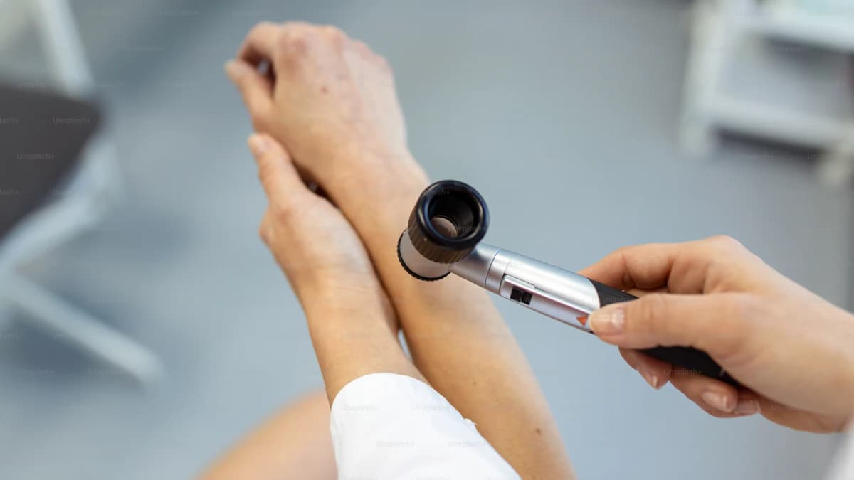 Patient bereidt dermatologieafspraak voor tijdens wachttijd