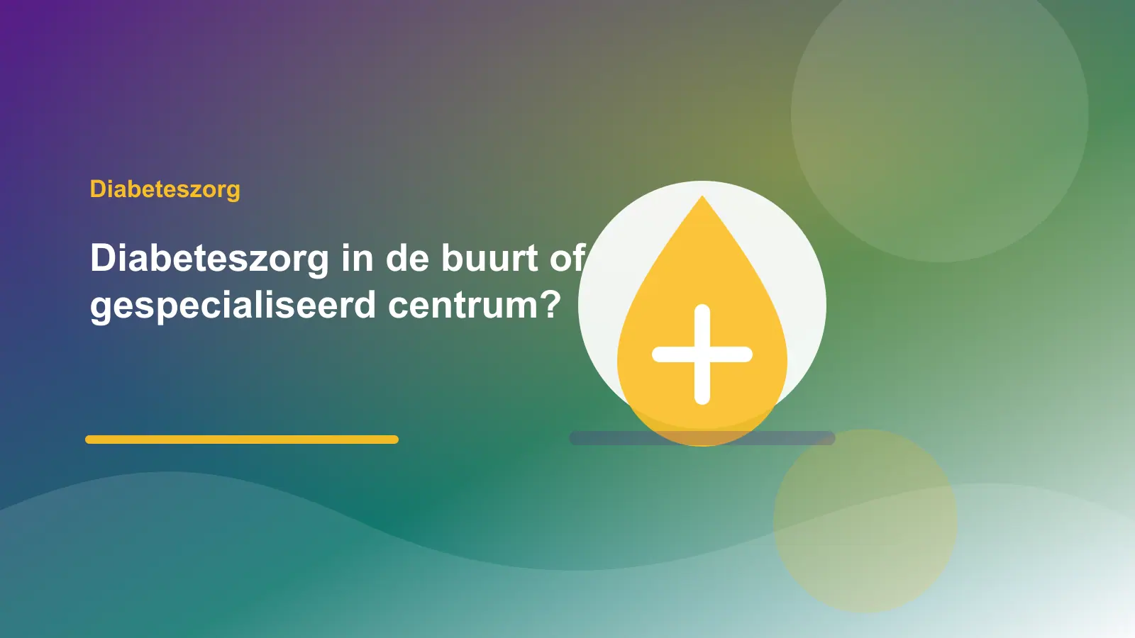 Patient vergelijkt diabeteszorg dichtbij met gespecialiseerd centrum