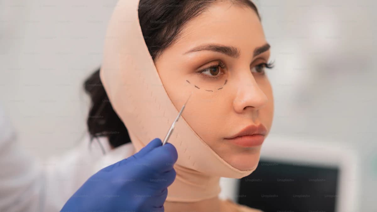 Arts bespreekt plastische chirurgie orientatie met patient